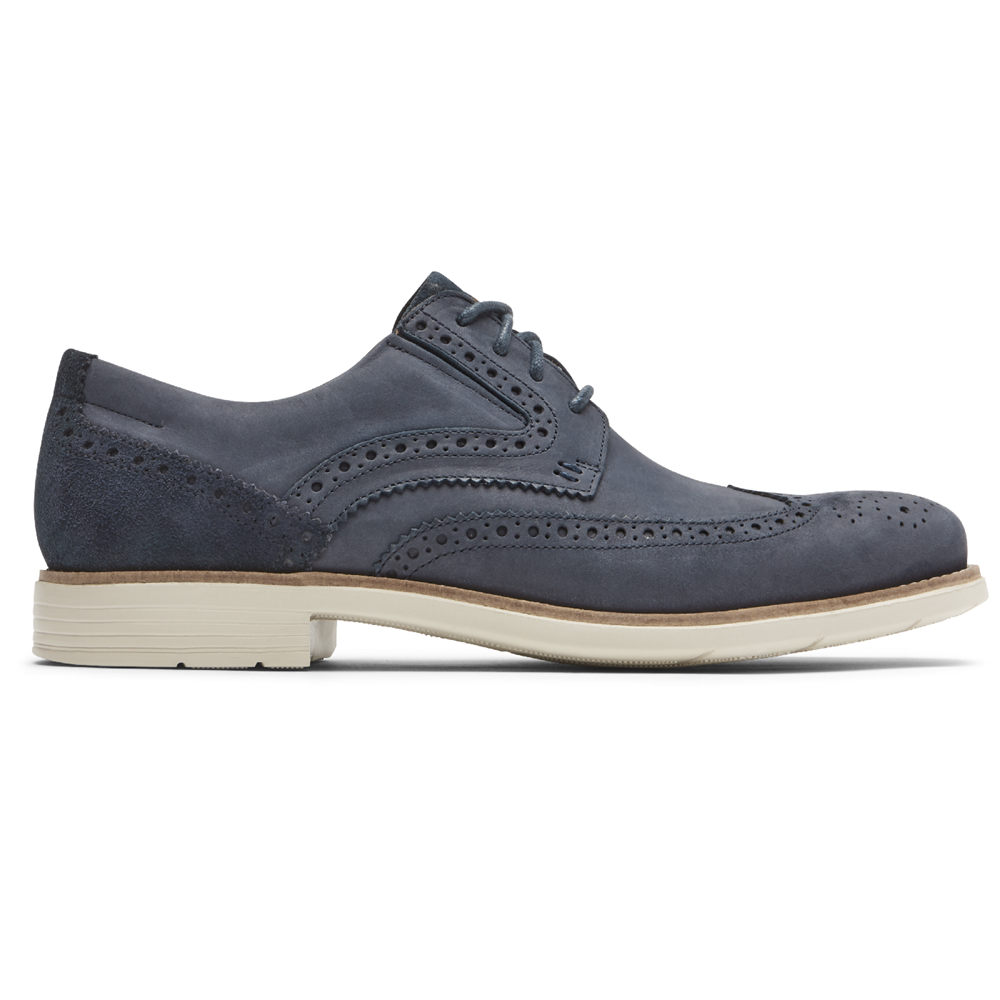 Rockport Joggesko Herre Blå - Total Motion Classic Dress Wingtip - HGWM23796